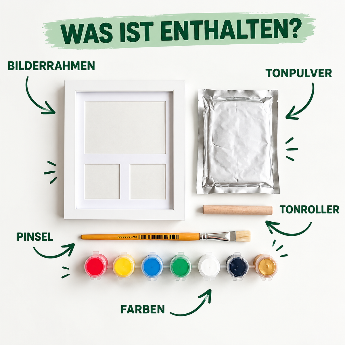 BIDIKLAND™ Pfotenabdruck Set