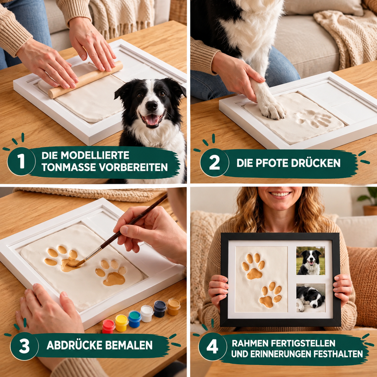 BIDIKLAND™ Pfotenabdruck Set