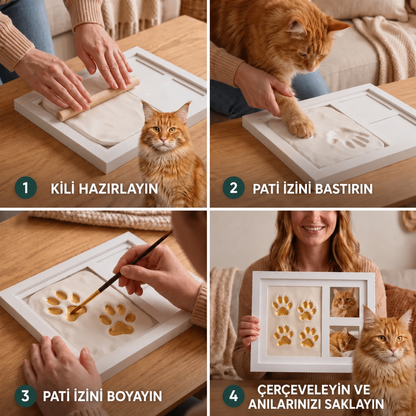 BIDIKLAND® PATİ KİL ANI İZİ KİTİ