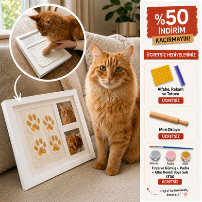BIDIKLAND® PATİ KİL ANI İZİ KİTİ