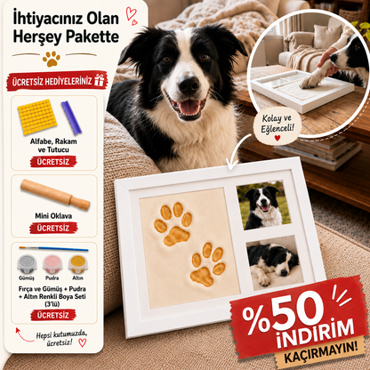 BIDIKLAND® PATİ KİL ANI İZİ KİTİ